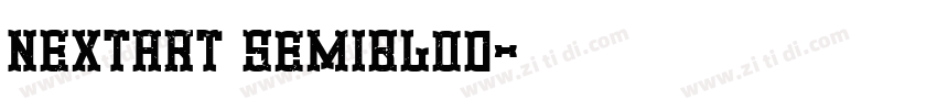 NEXTART SemiBlod字体转换